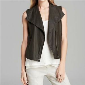 Vince 100% leather vest